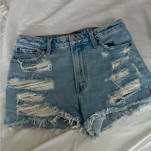 High rise shorts